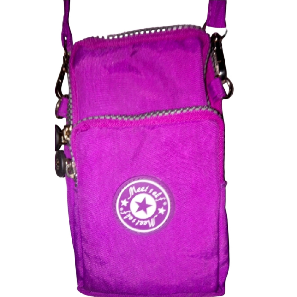 Purple Meet Self Crossbody Bag